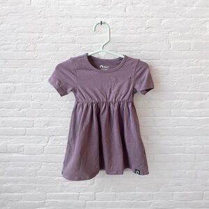 Rags // Lavender Essentials Short Sleeve Dress with Pocket Detail